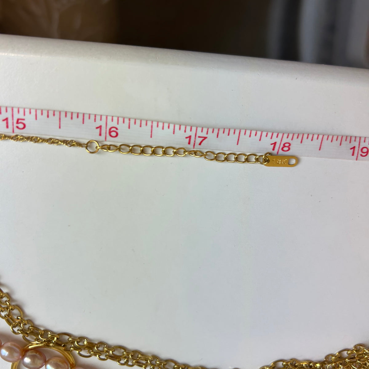 Cowrie Slice Pearl Drop Pendant Necklace