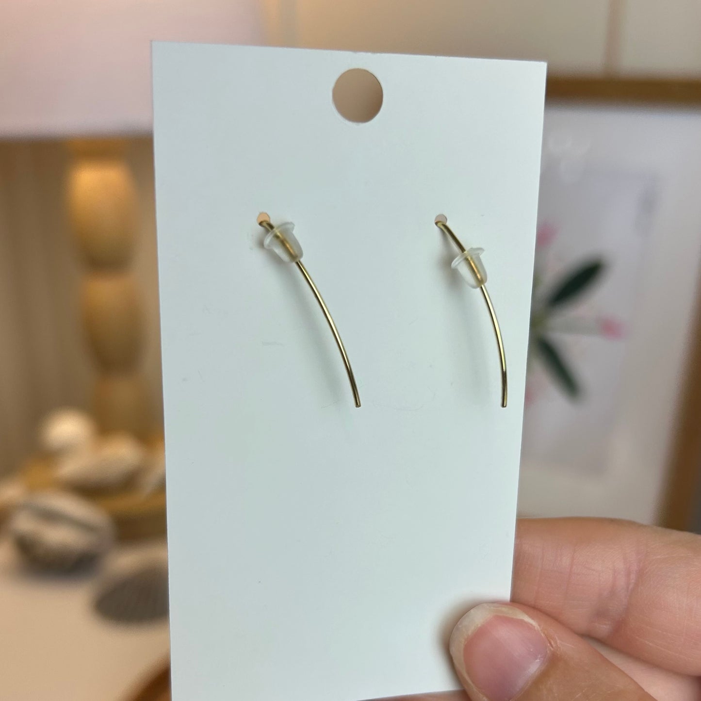Dark Pearl Triple Dangle Earrings