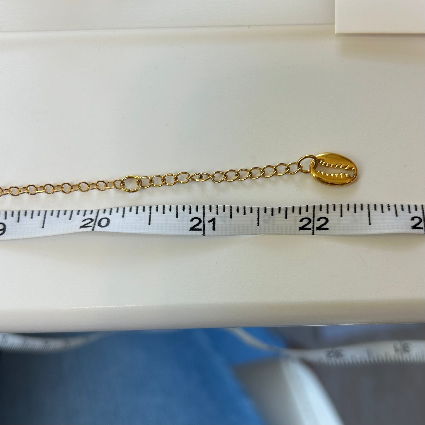 Granulated Cowrie Shell Statement Pendant Necklace