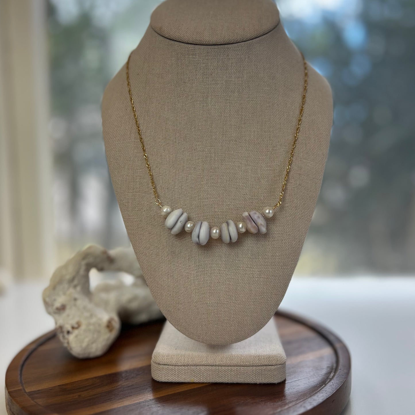 Puka Pairings Bar Necklace
