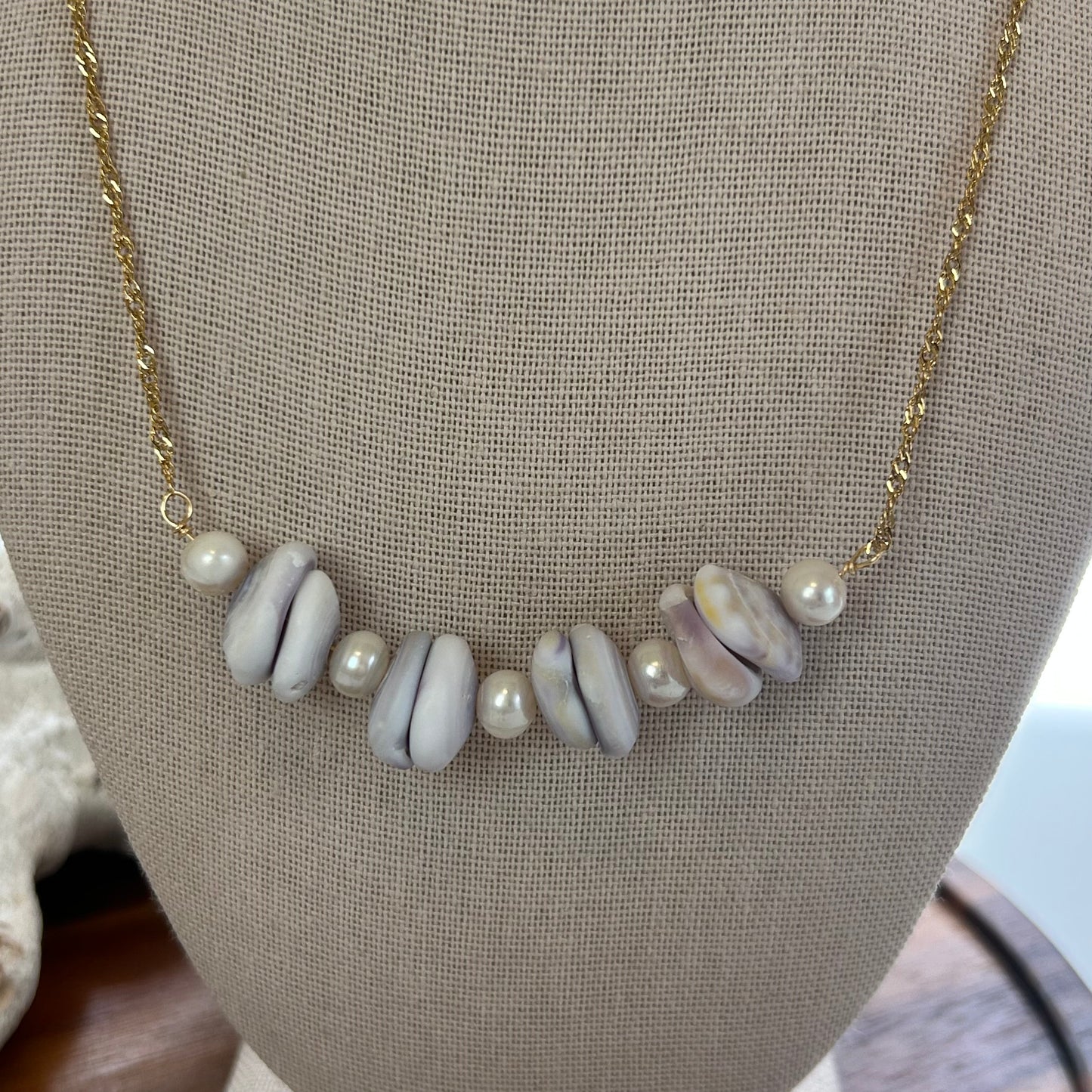 Puka Pairings Bar Necklace
