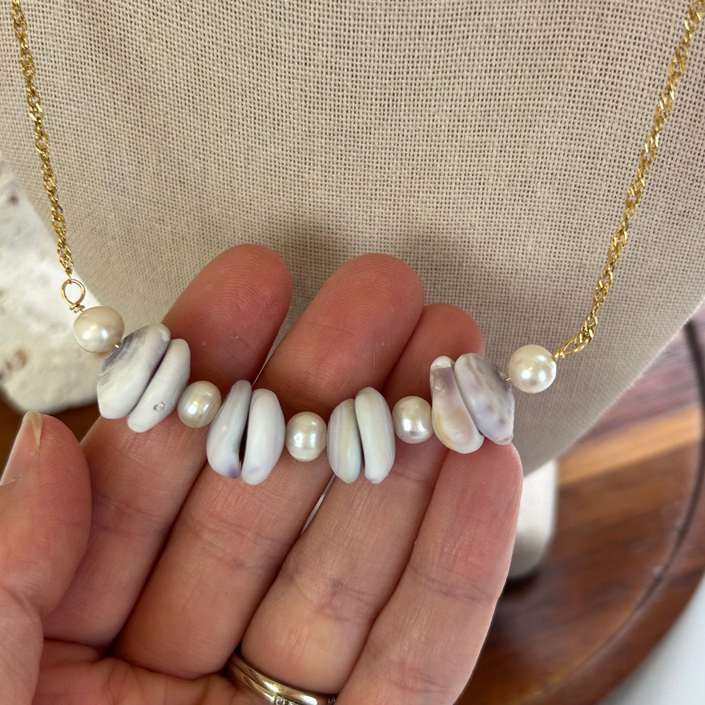 Puka Pairings Bar Necklace