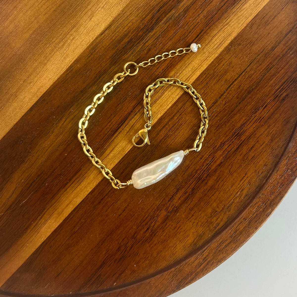 Pearl Bar Bracelet