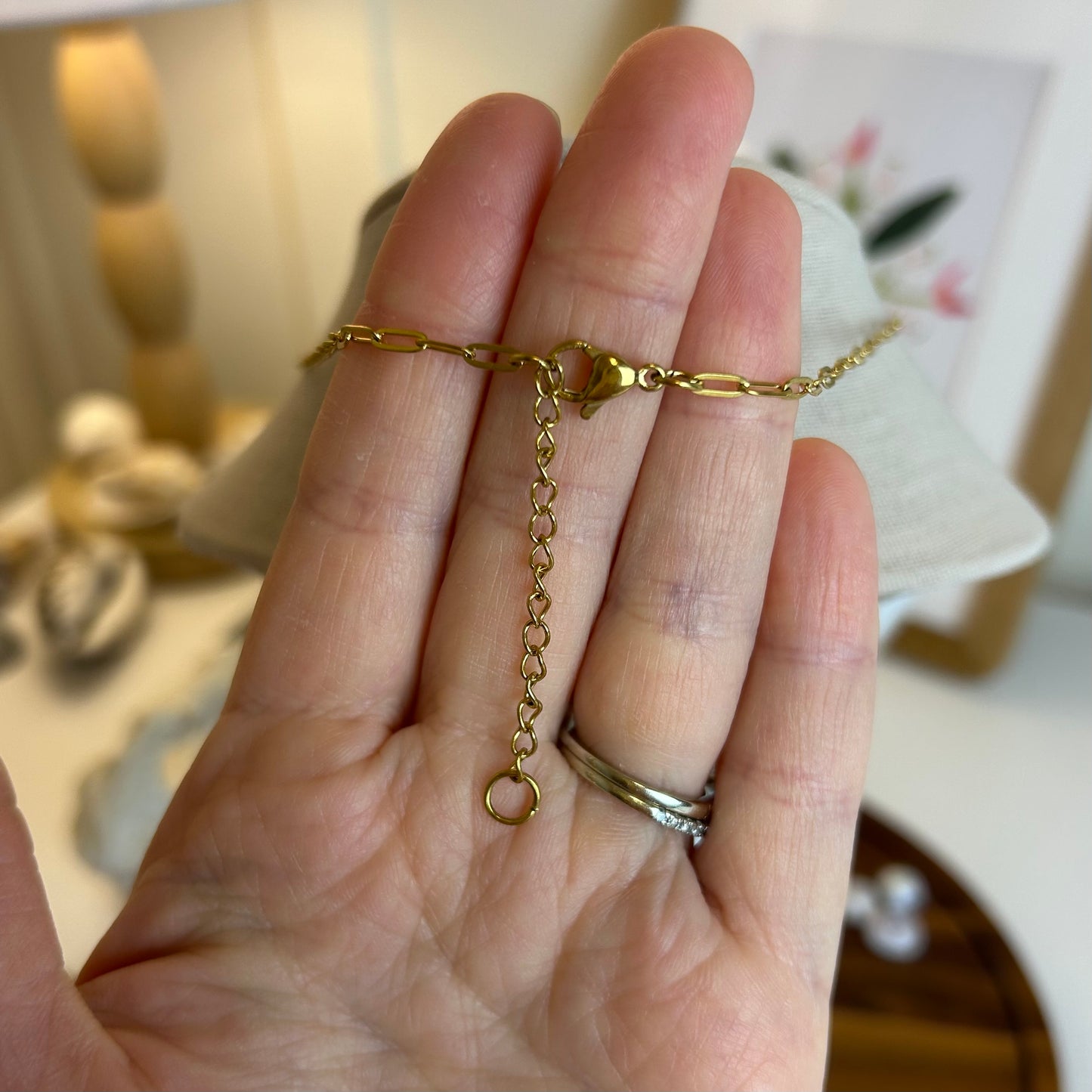 Feminine Charm Bar Necklace