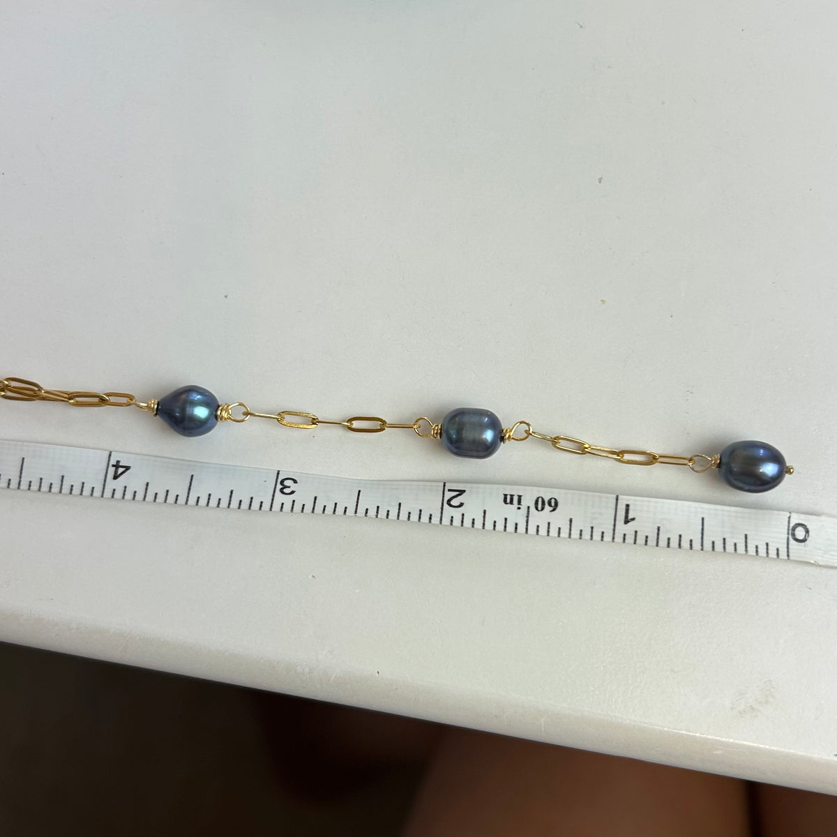Pearl Plunge Drop Necklace