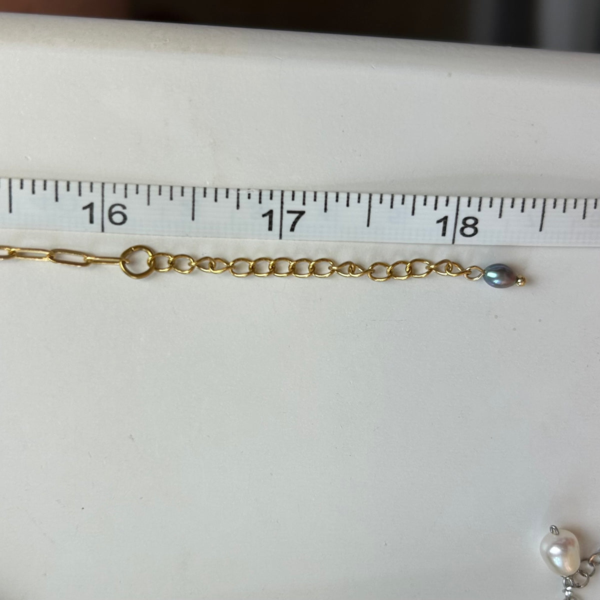 Pearl Plunge Drop Necklace