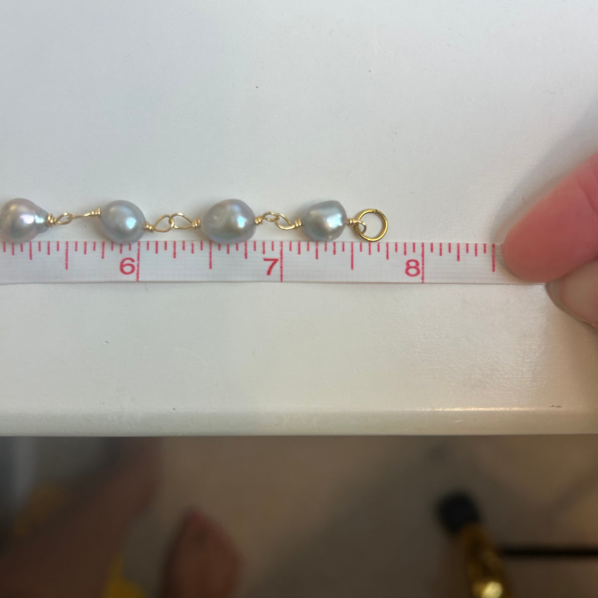 Baroque Gray Pearl Bracelet