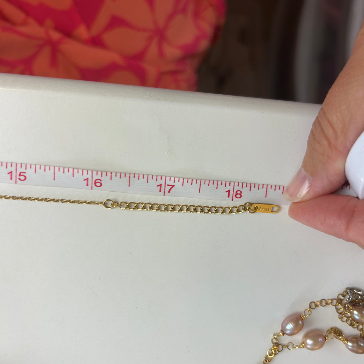Pearl Beaded Cone Shell Necklace