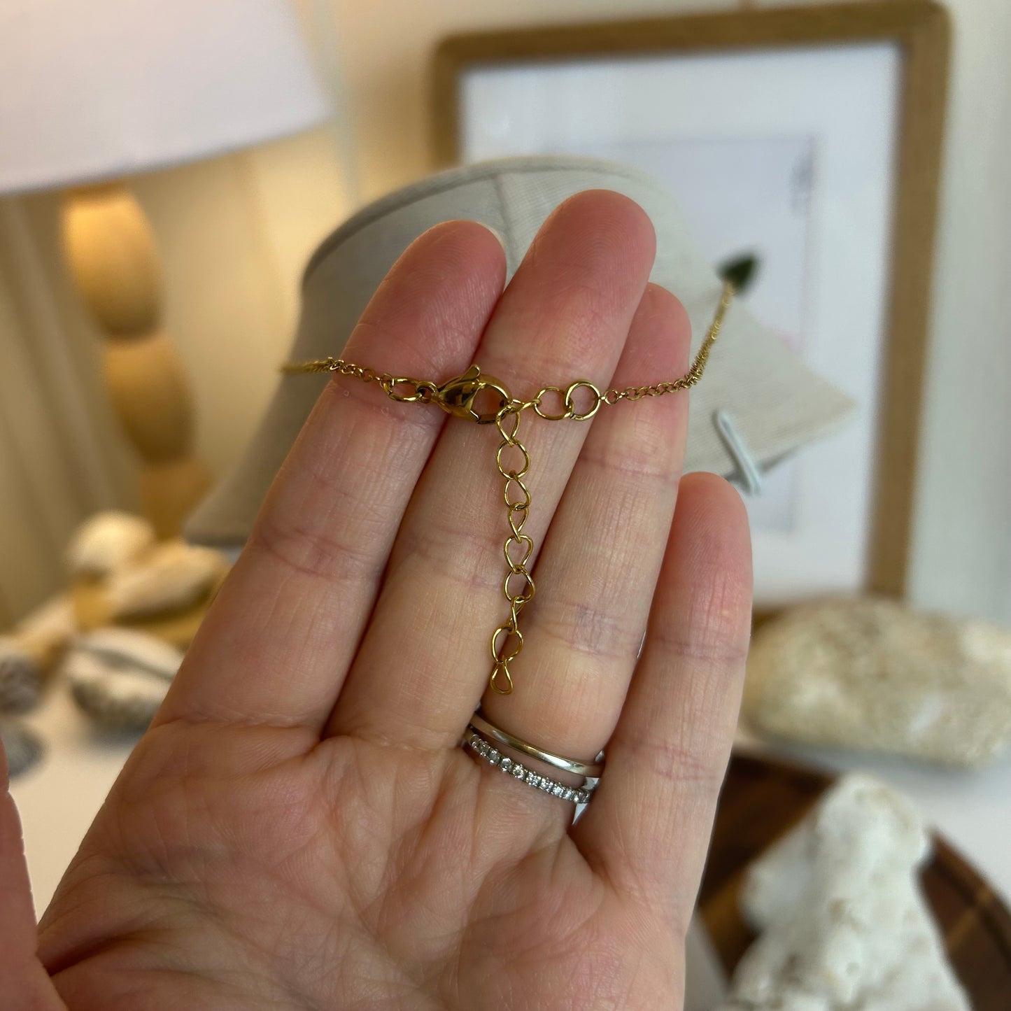Coin Pearl Baroque Charm Necklace