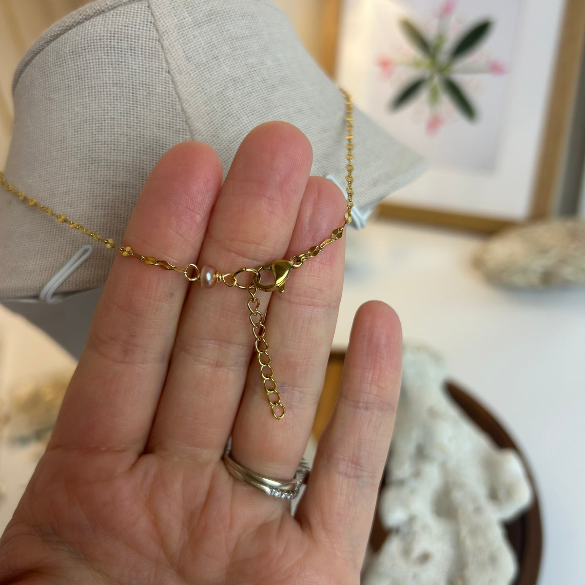 Butterfly Pearl Whimsy Necklace
