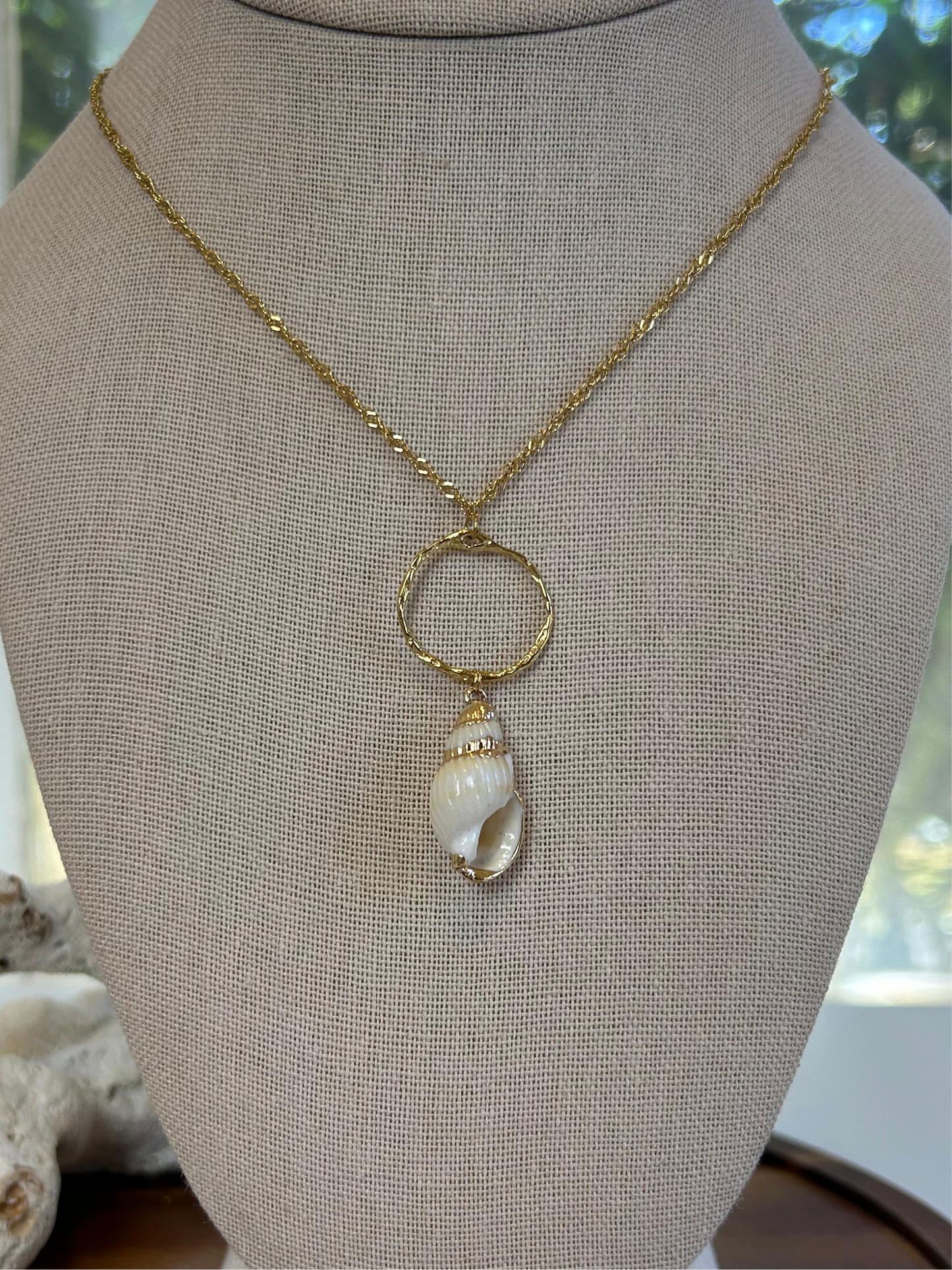 Classy Mermaid Bezel Pendant Necklace