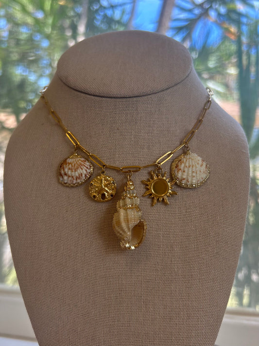 Sun & Sand Charm Necklace