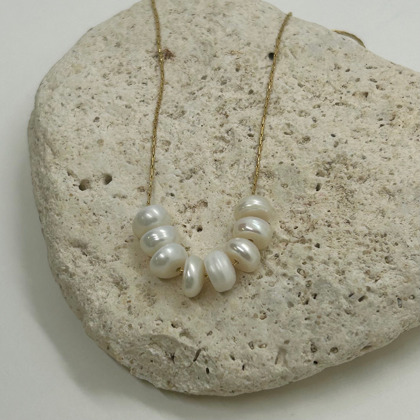 Dainty Pearl Strand Necklace