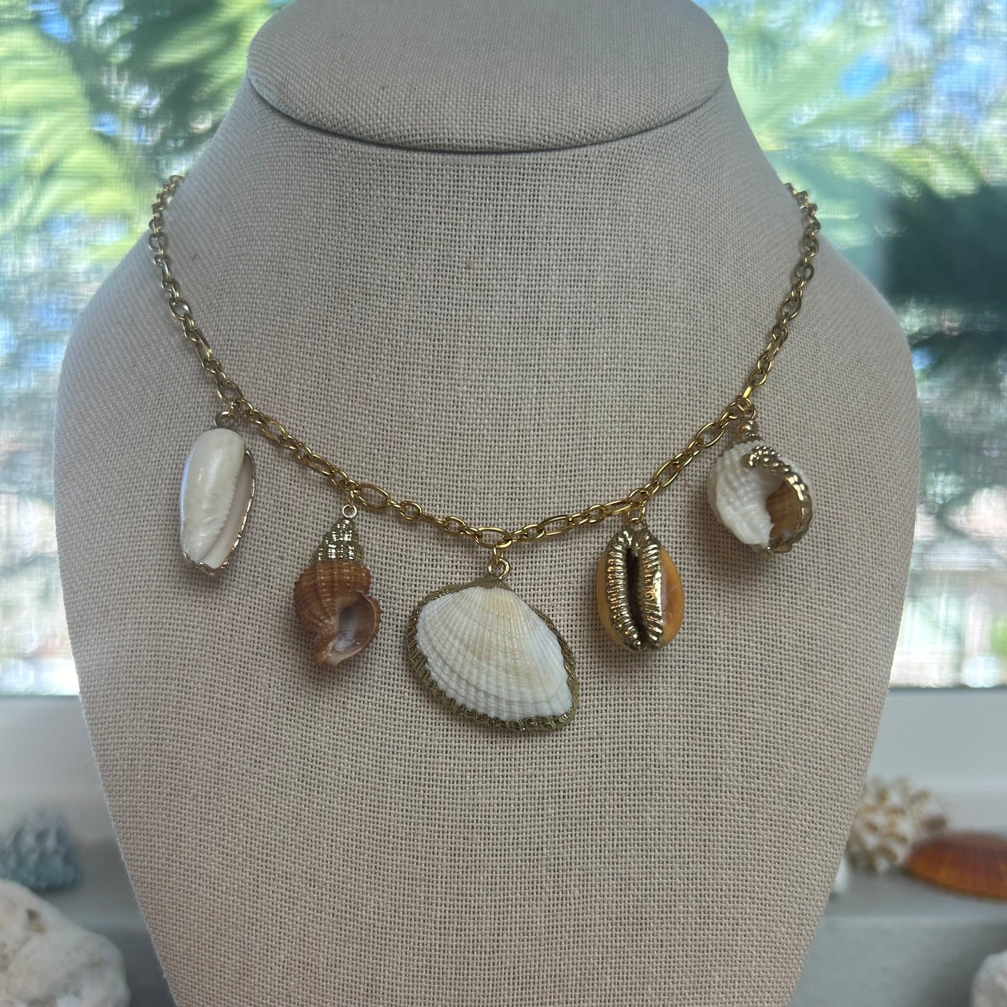 Sandy Shores Seashell Variety Necklace