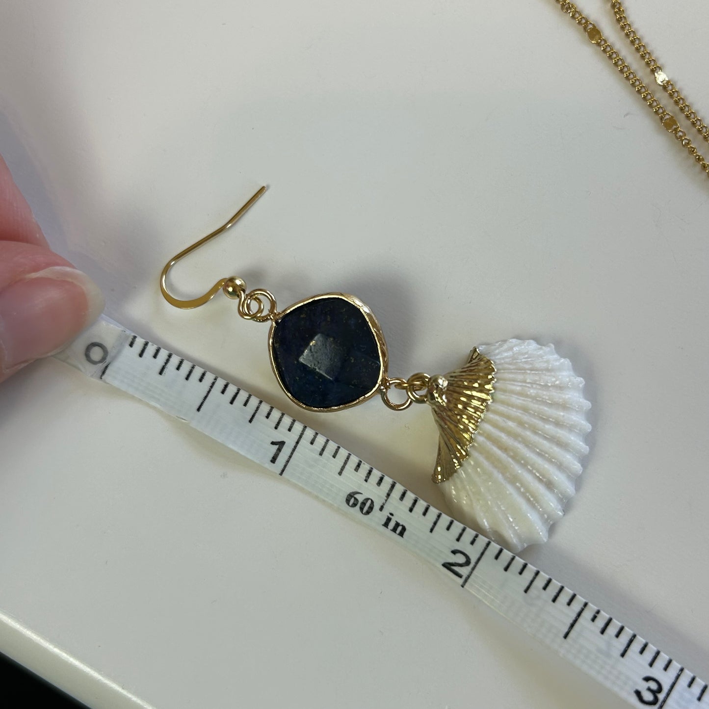 Shell & Stone Mermaid Earrings