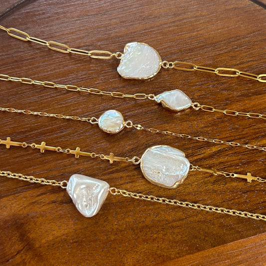 Custom Gold Accented Salt Water Jewels