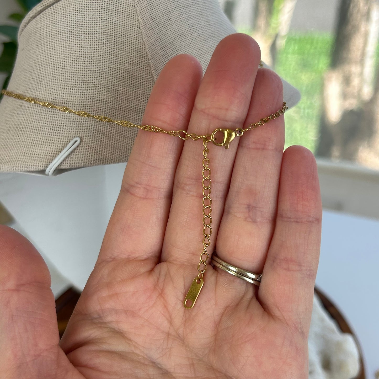 Baroque Pearl Cross Pendant Necklace