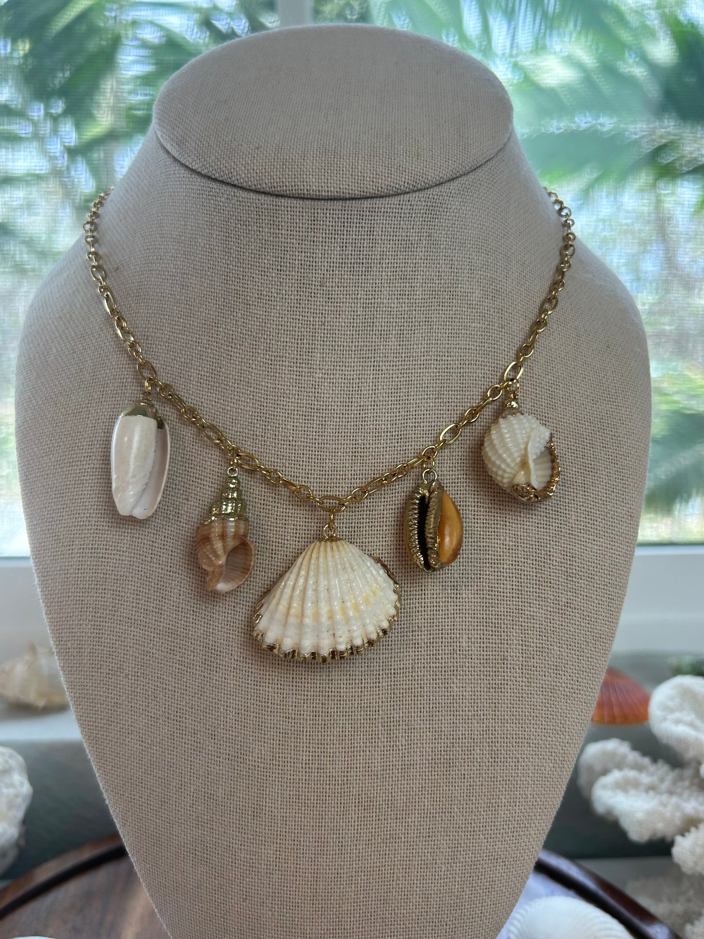 Sandy Shores Seashell Variety Necklace