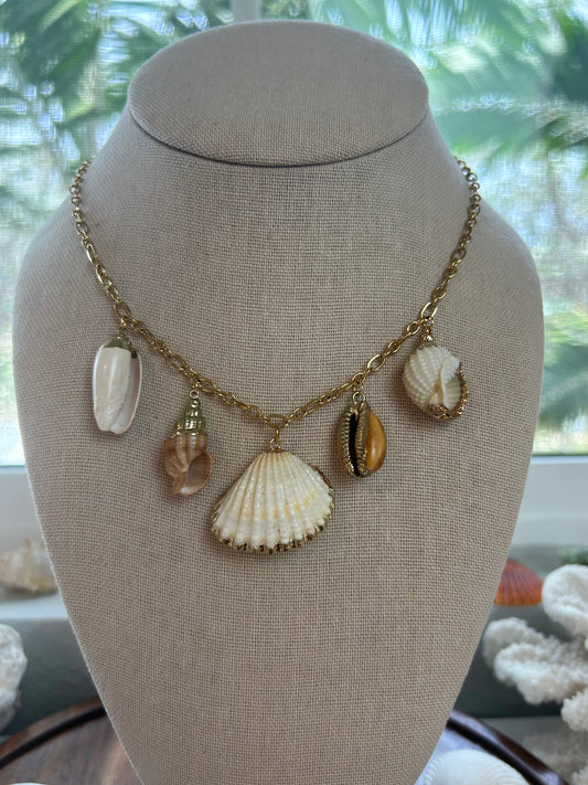 Sandy Shores Seashell Variety Necklace