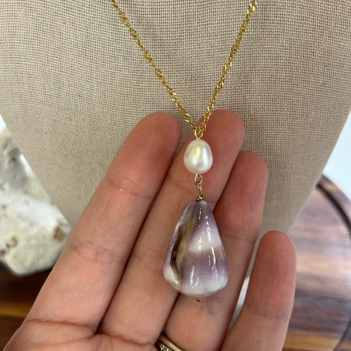 Shell & Pearl Drop - Surf & Sea Bar Necklace Bundle