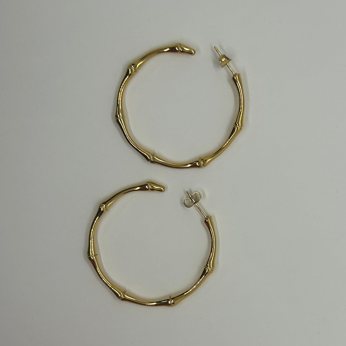 Tropical Bamboo Gold Hoop