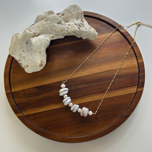 Puka Pairings Bar Necklace