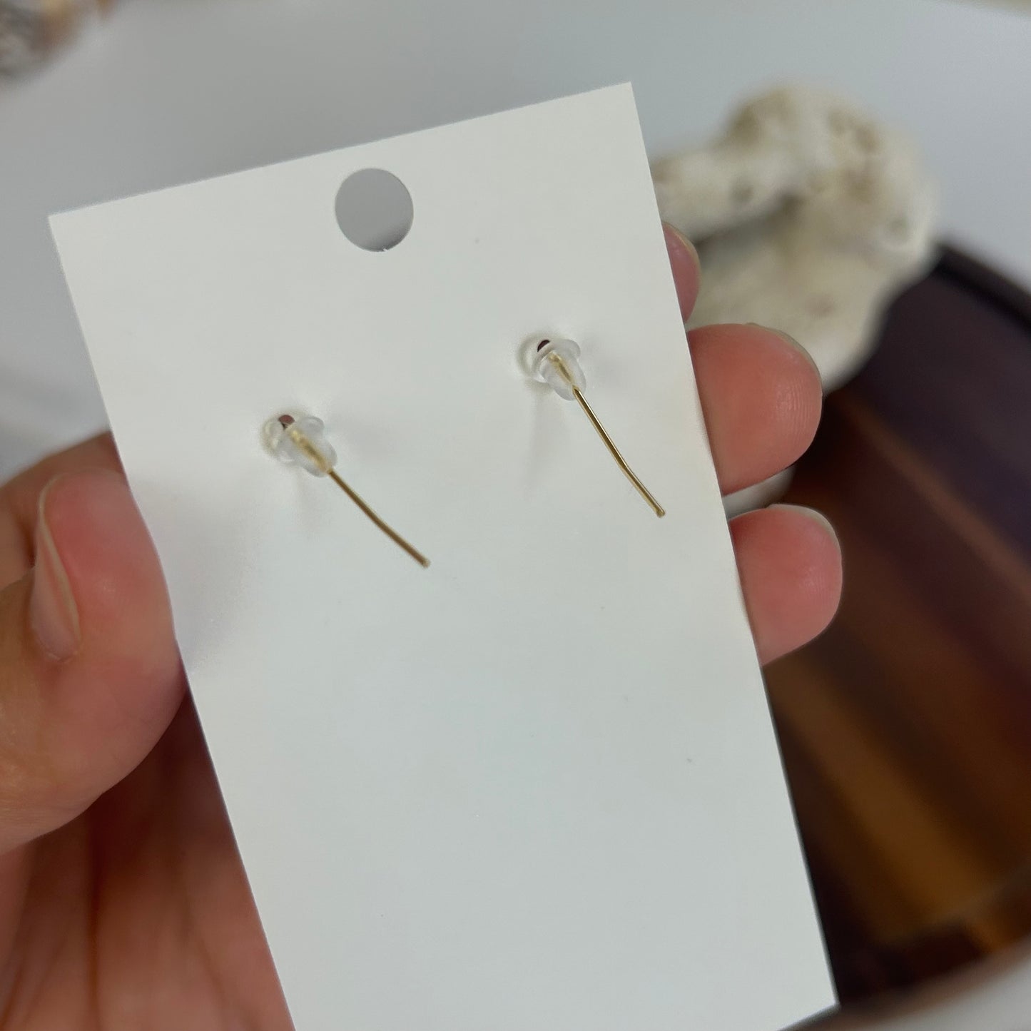 Dainty Pineapple & Pearl Earrings