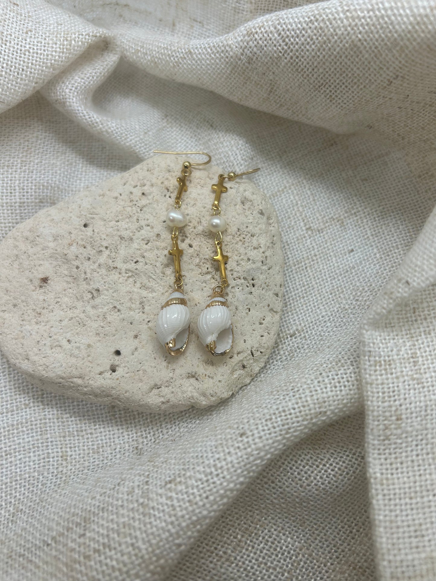 Dainty Dangle Faith Earrings