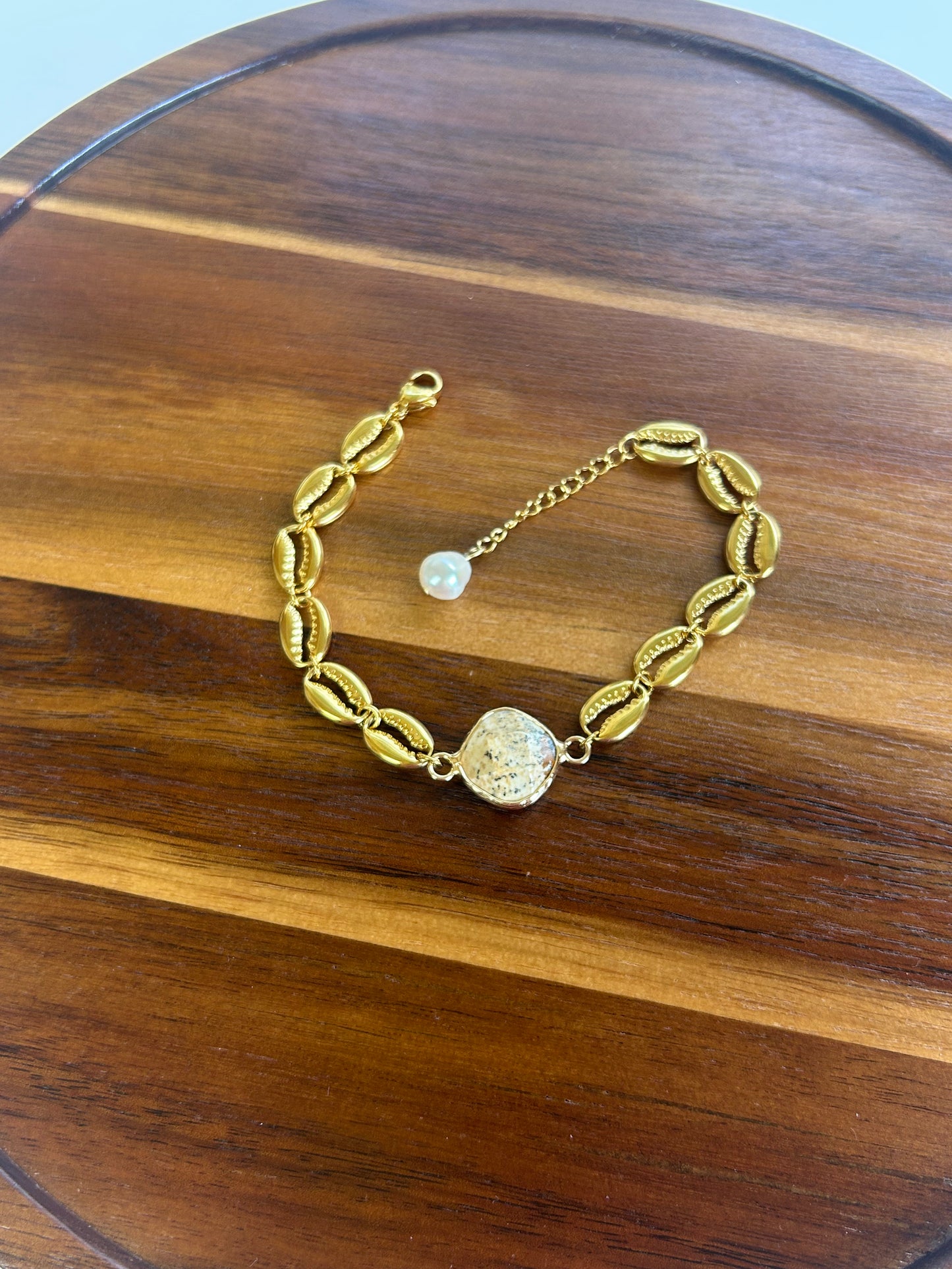 Quartz & Cowries Bracelet
