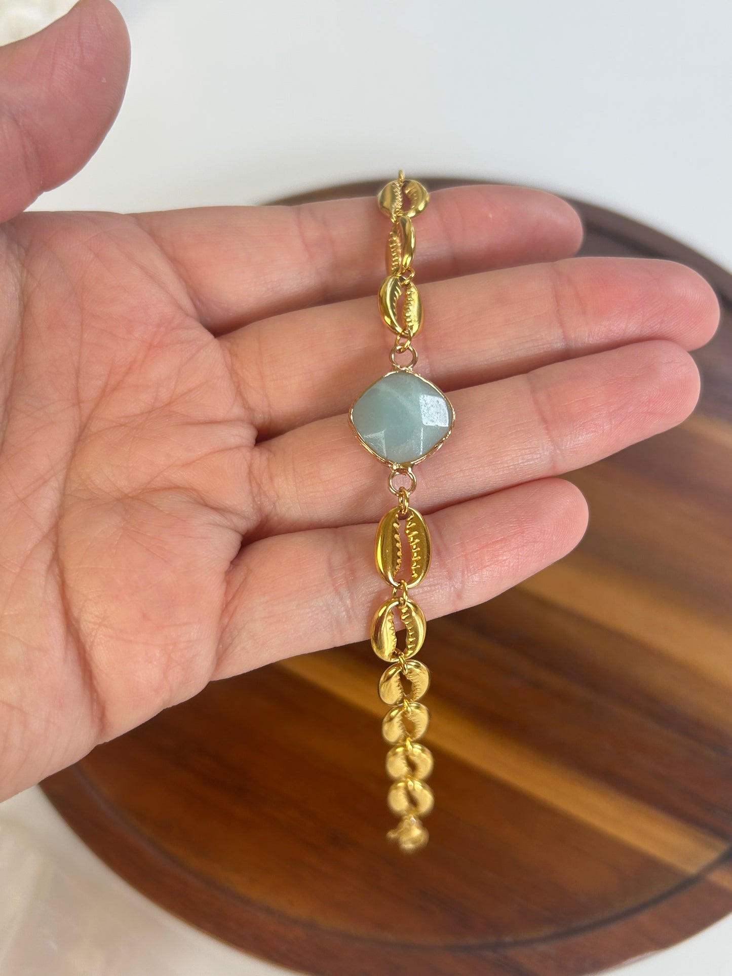 Quartz & Cowries Bracelet