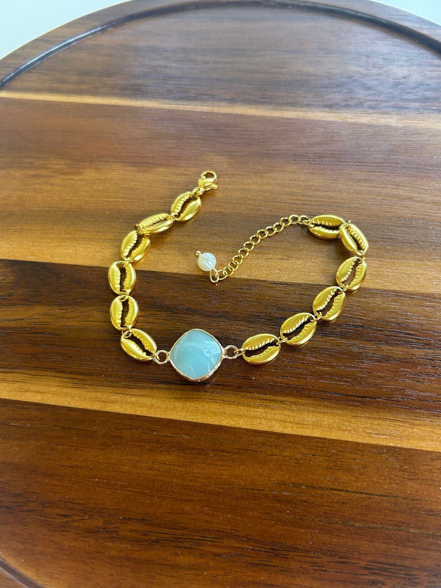 Quartz & Cowries Bracelet
