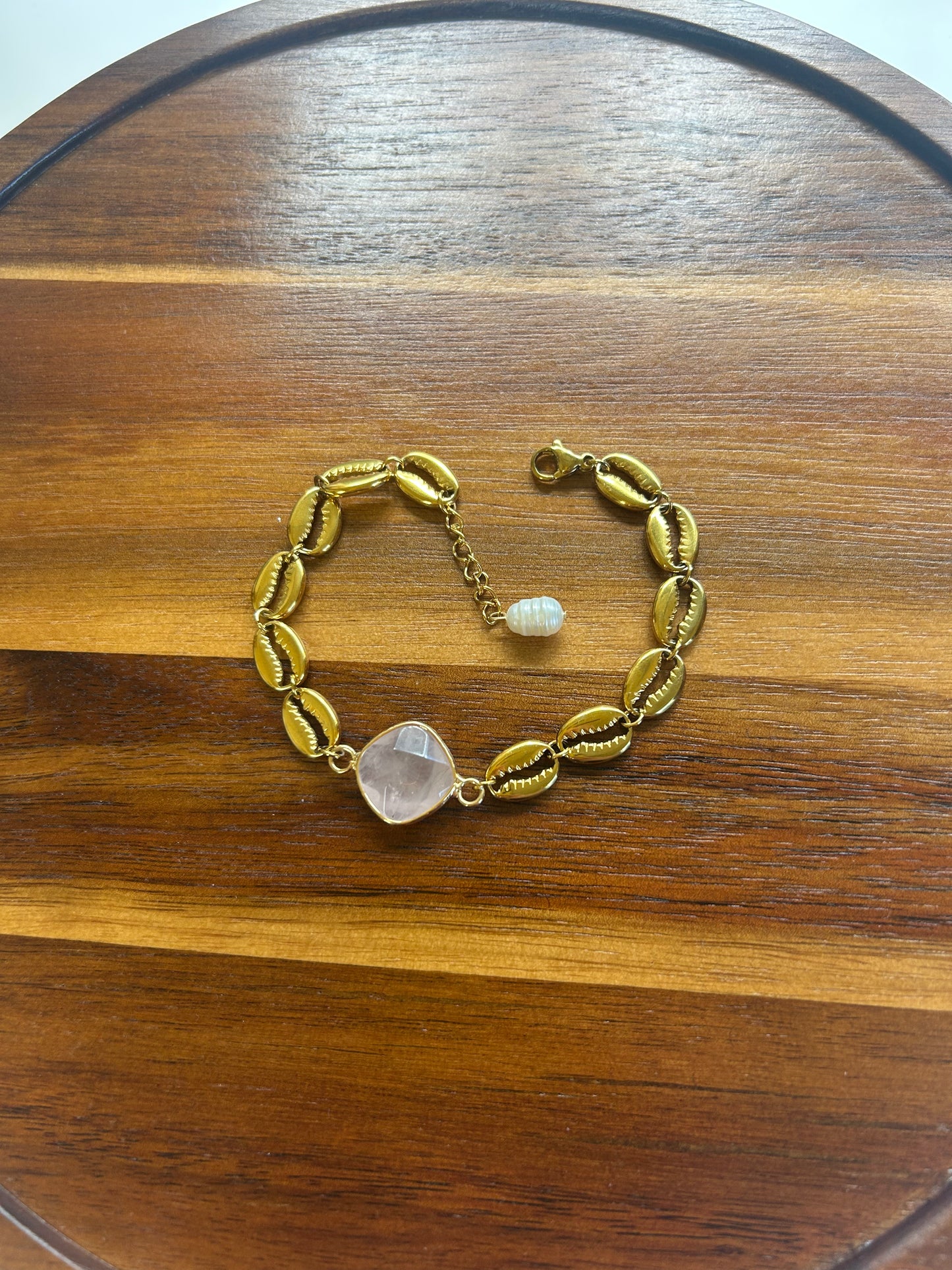 Quartz & Cowries Bracelet