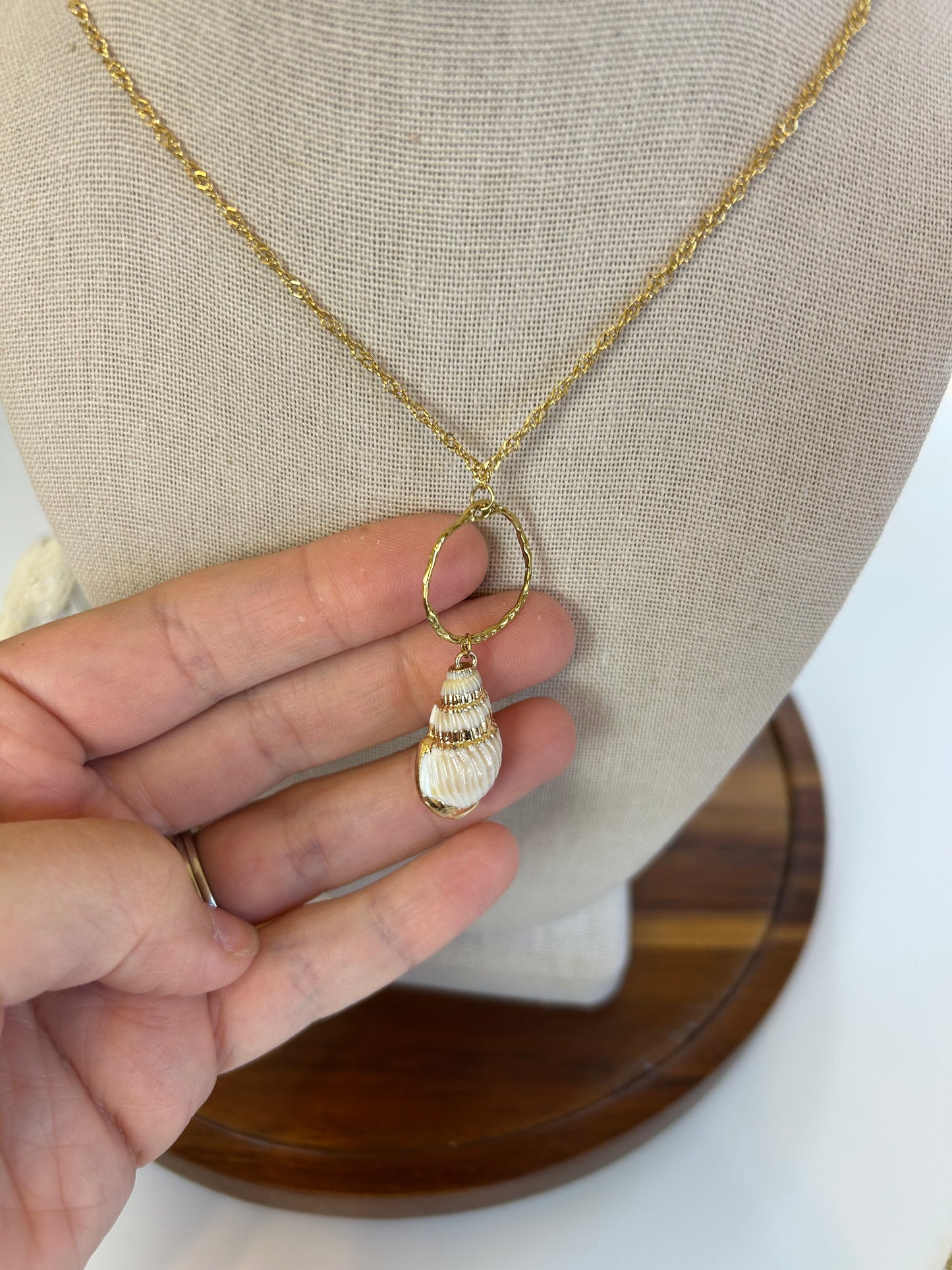 Classy Mermaid Bezel Pendant Necklace