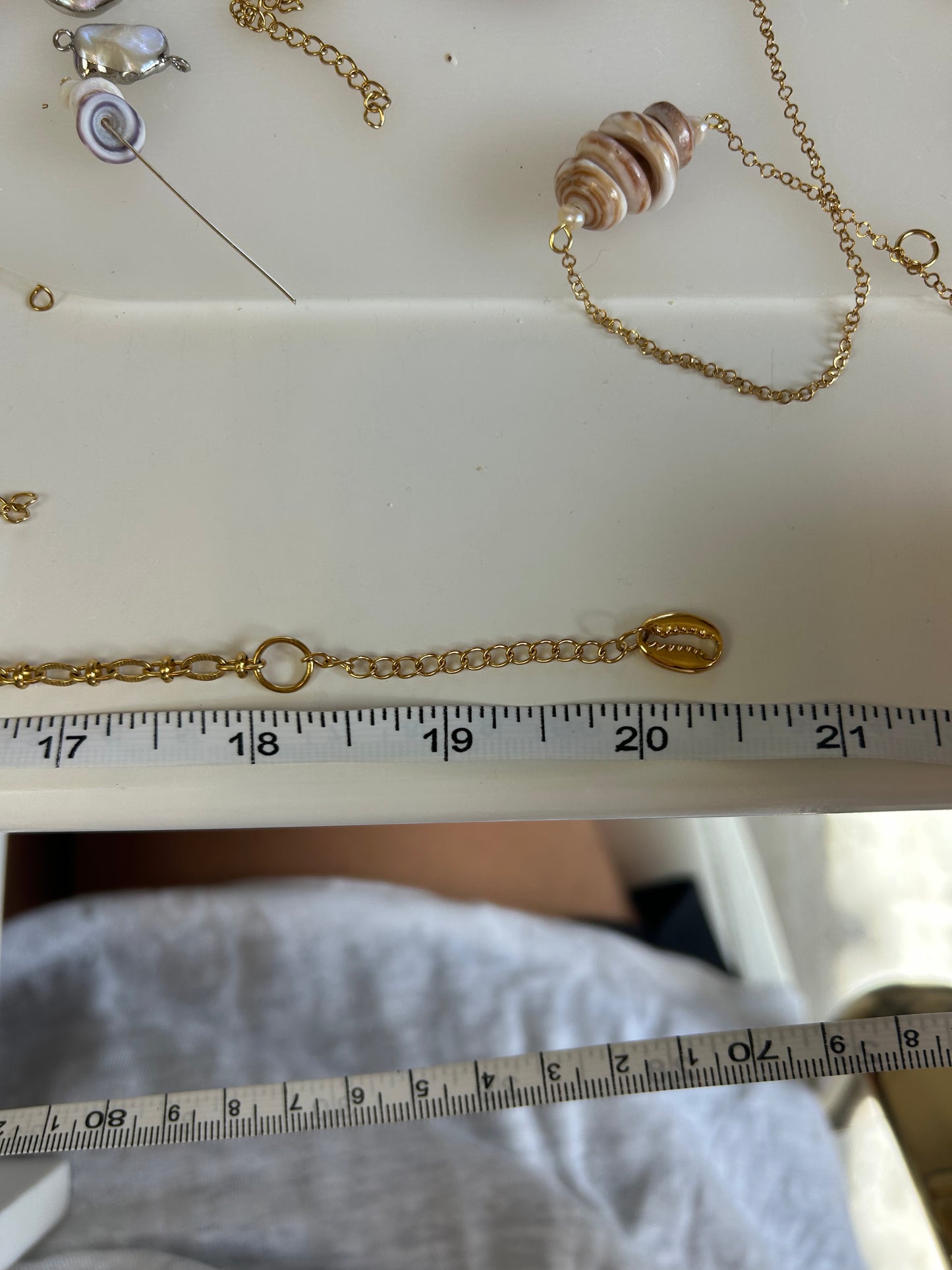 Cowrie Vintage Style Statement Necklace